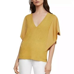BCBGMaxazria Mustard Blouse